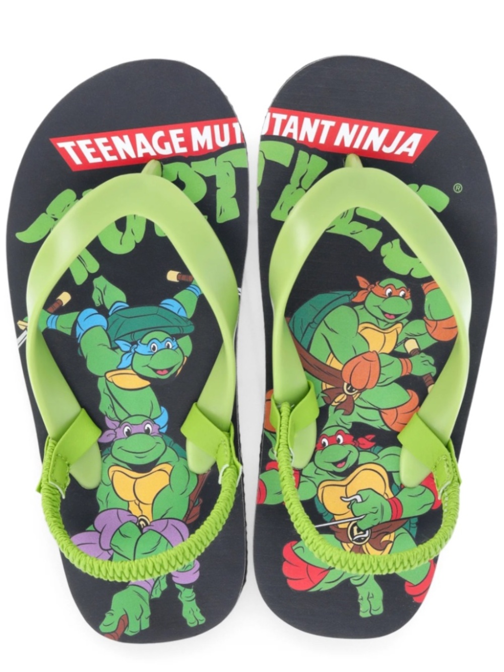 Teenage Mutant Ninja Turtles Kids Flip Flops